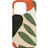 generic Custodia per iPhone 13 Pro Grafica astratta botanica moderna di metà secolo