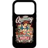 Quilter Sewing Patchwork Humor Custodia per iPhone 17 Pro Sarcastico Quilting Quilter Cucito Artigianato Umorismo