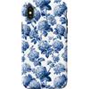 Toile De Jouy Wildflower - Floral Gifts Custodia per iPhone X/XS Ortensia blu Toile De Jouy con motivo floreale di fiori selvatici