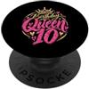 10th Birthday Gifts for Women 10 Years D 10° compleanno ragazza 10 anni donna 2016 regalo divertente PopSockets PopGrip Adesivo