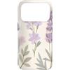 Graziosi disegni floreali e botanici Custodia per iPhone 17 Pro Design botanico di fiori di campo di lavanda e fard
