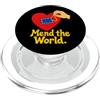 Thimble & Kin Riparare il mondo cucito cuore mano rammendo PopSockets PopGrip per MagSafe