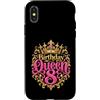 8th Birthday Gifts for Girls 8 Years Dec Custodia per iPhone X/XS 8° compleanno ragazza 8 anni donna 2018 regalo divertente