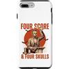 Abraham Lincoln American Halloween Custodia per iPhone 7 Plus/8 Plus Quattro punteggi e quattro teschi Lincoln insegnante di storia