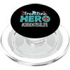 TeeaxArt Frontline Hero Christmas Gifts Scrivania Infermiera Frontline Eroe Essenziale Lavoratori Apprezzamento PopSockets PopGrip per MagSafe