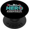TeeaxArt Frontline Hero Christmas Gifts Scrivania Infermiera Frontline Eroe Essenziale Lavoratori Apprezzamento PopSockets PopGrip Adesivo
