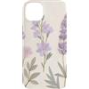 Graziosi disegni floreali e botanici Custodia per iPhone 14 Plus Design botanico di fiori di campo di lavanda e fard