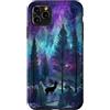 Winter Forest - Apparel & Gifts Custodia per iPhone 11 Pro Max Inverno Foresta Renna Cervo Natura Amante Pino Mosaico