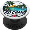 Sud-Est Asiatico: Thailand Thailandia Ko Chang Spiaggia Cascata Palme Isola Souvenir PopSockets PopGrip Adesivo