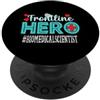 TeeaxArt Frontline Hero Christmas Gifts Scienziato Biomedico Frontline Hero Essential Workers Donne PopSockets PopGrip Adesivo