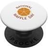 National Waffle Day, celebrate waffles Giornata nazionale dei waffle, 24 agosto, 25 marzo internazionale PopSockets PopGrip Adesivo