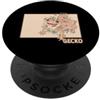 Best Gecko Pet Tank Apparel Gifts For Be Geco Doodle cinese Hanzi Crestato lucertola leopardo geco PopSockets PopGrip Adesivo