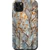 Winter Birch Tree Forest - Nature Lover Custodia per iPhone 11 Pro Max Inverno Betulla Foresta Natura Amante Colorato Mosaico Pattern