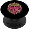 15th Birthday Gifts for Women 15 Years D 15° compleanno ragazza 15 anni donna 2011 regalo divertente PopSockets PopGrip Adesivo