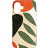 generic Custodia per iPhone 16 Grafica astratta botanica moderna di metà secolo