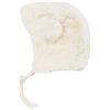WOOLY ORGANIC Cappellino in peluche Wooly Organic con orecchie Teddy e interno in lana merino