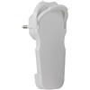 REV Ritter - presa Schuko piatta, bianco, 0018260100