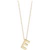 BLISS Collana pendente oro giallo 9kt con diamante e lettera e bliss joy letter 42 cm