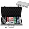 MAGIC SELECT Valigetta Poker Professionale Completa 300 Fiches 2 Mazzi Carte Dadi Dealer
