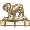 Bulldog inglese, Bulldog I - portachiavi con cane, supporto in ottone per access