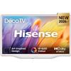 Hisense 43S5Q TV 109,2 cm (43) 4K Ultra HD Smart TV Wi-Fi Argento, Bianco GARANZIA ITALIA