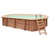 Piscina in legno fuori terra JARDIN 727 liner sabbia