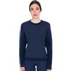 Equestro Felpa tecnica donna girocollo con inserti micro mesh