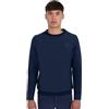 Equestro Felpa tecnica uomo girocollo con inserti micro mesh