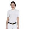 Equestro Polo donna slim fit tessuto tecnico e mesh