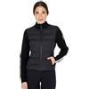 Equestro Piumino da donna in nylon e maglia con cerniera