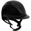 Equestro Cap Apocalypse donna calotta lucida e brillantini omologazione EN