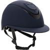 Equestro Cap donna con visiera larga e logo embossed omologazione EN