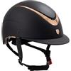 Equestro Cap unisex con frame lucido omologazione EN