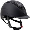Equestro Cap visiera stretta con brillantini omologazione EN