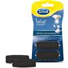 Dr. Scholl's Velvet Smooth Ricariche Testine Extra Esfolianti con Cristalli di Diamante, 2 Pezzi - Per Rullo Elettrico Pedicure, Lima Piedi e Talloni, Pedicure Elettrico, Rimuovi Calli Piedi