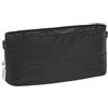 LÄSSIG Organizer per passeggino con sistema di fissaggio Black | Borsa per passeggino, organizer per passeggino, organizer per carrozzina, organizer per il cambio