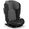 Inglesina Cartesio i-Size Seggiolino Auto, Isofix, per Bambini da 3 a 12 Anni circa, dai 100 ai 150 cm, Vulcan Black