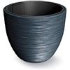 Prosperplast Vaso da fiori antracite, con serbatoio, collezione FURU, 39 x 39 x 32 cm, capacità 30 L.