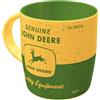 Nostalgic-Art Tazza da caffè retrò, 330 ml, John Deere - Yellow Green - Idee regalo per amanti dei trattori, Official License Product (OLP), tazza in ceramica, design vintage