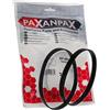 Paxanpax PFC041, cinghie di trasmissione compatibili per Hoover V17 Purepower, Dustmanager Series, Vax Type 1 Power 1 & 2 Series (confezione da 2), nero