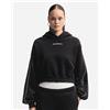 Nike Crop Sclop W - Felpa - Donna - Nero