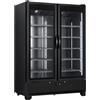 Frigo vetrina Bibite. Lt. 1147 - Dim.cm. 135x73,4x203,5H. - Porte a battente