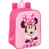 safta MINNIE MOUSE - Zaino per bambini, zaino per bambini, zaino per la scuola, adattabile al carrello, ideale per l'asilo, comodo e versatile, qualità e resistenza, 22 x 10 x 27 cm