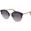 Police Siren 1 SPL615 08FF | Occhiali da Sole Graduati o Non Graduati | Prova Online | Unisex | Metallo, Plastica | Browline | Nero | Adrialenti