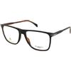 David Beckham DB 1249 05K | Occhiali da Vista Graduati | Plastica | Rettangolari | Nero, Marrone, Multicolore | Adrialenti