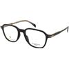 David Beckham DB 1250 807 | Occhiali da Vista Graduati | Plastica | Rettangolari | Nero | Adrialenti