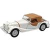 OPO 10 Modellino di Auto Compatibile con Morgan Plus Eight, Capote Bianca, Scala 1:43 - Cararama 813155