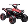 Nexvolior Quad Elettrico Per Bambini 12V Musica, Clacson, Luci a LED, Età 3-6 Anni | Macchina Elettrica Per Bambini con Velocità Elevate e Basse, 2 Motore, Regali per Bambini 3+ anni 83x53x56 cm