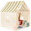 Anbte Tenda per bambini con luci, casetta giocattolo per bambini, spaziosa e portatile, per interni ed esterni, tenda da gioco per bambini a partire dai 3 anni, facile da montare, asta in metallo