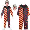 Get Trend Halloween Costume Bambino e Bambina Travestimento Spaventoso per Feste, Dolcetto o Scherzetto, Giullare, Demone, Gladiatore, Clown e Mietitore Scheletro Vestito Carnevale, Idee Regalo